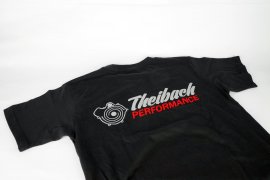 T-Shirt Herren Theibach-Performance / Crew-Shirt - schwarz