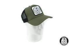 Trucker Cap mit G-Lader Logo oliv/schwarz
